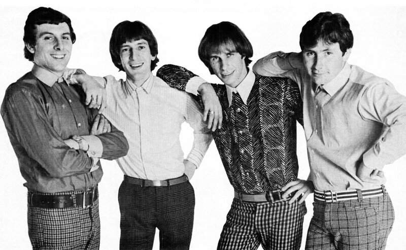 Four Men Posing Together — Black, Friendly, Photograph