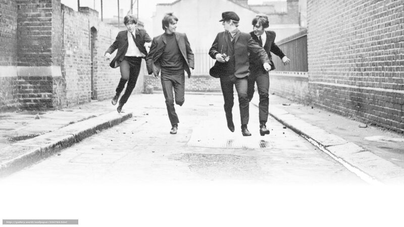 Four Men Running
