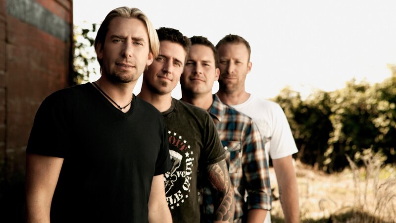 Four Men Standing Together — Black, Neutral, Afternoon