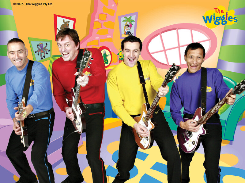 Four Men with Guitars — Yellow