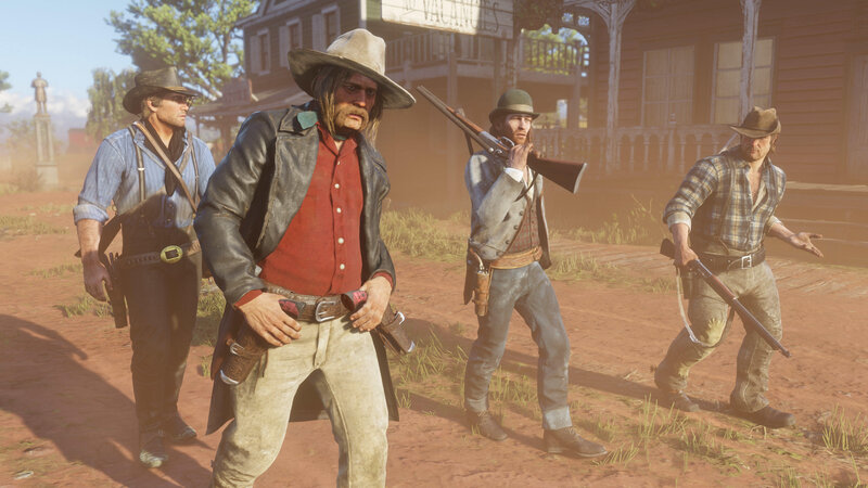 Four Men with Rifles