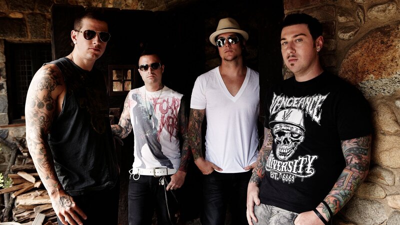 Four Men with Tattoos — Black