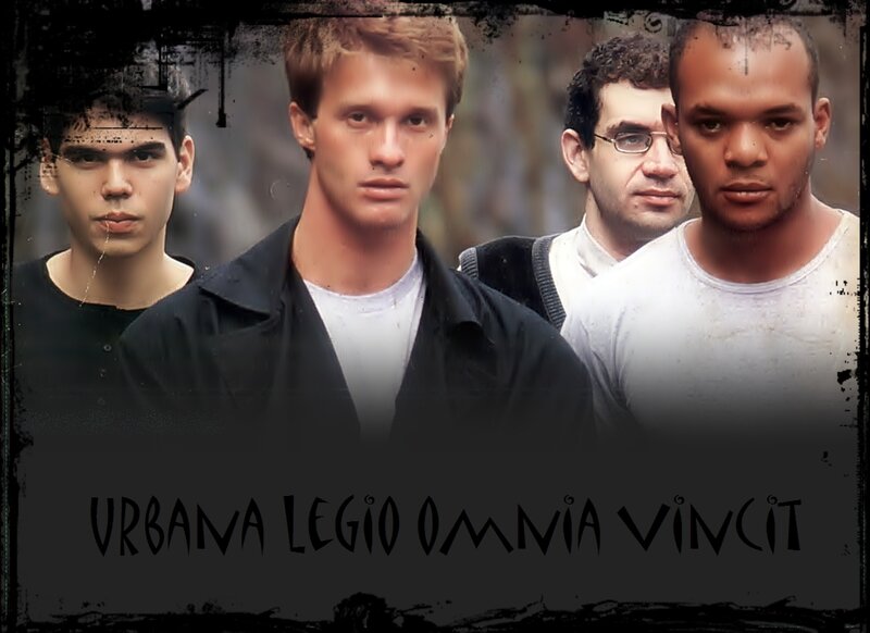four men with text overlay