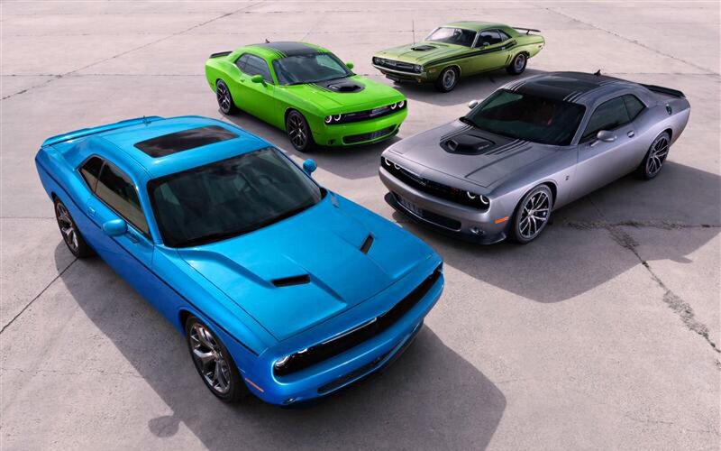 Four Muscle Cars