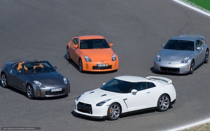 Four Nissan Sports Cars