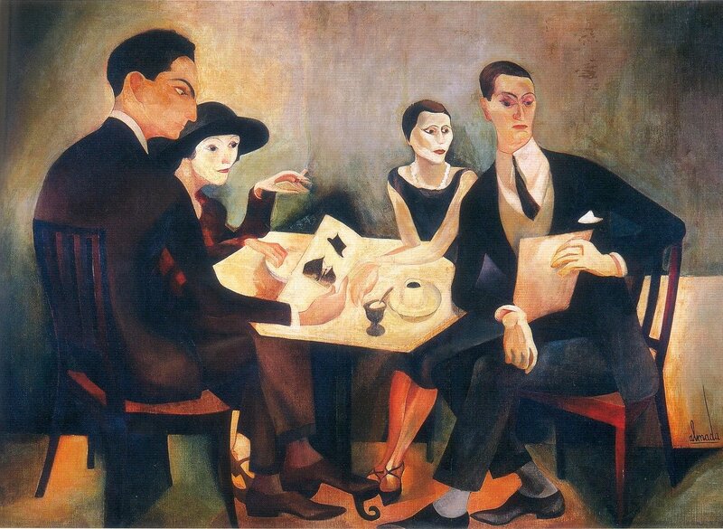 Four People at a Table