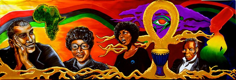 Four People in a Painting