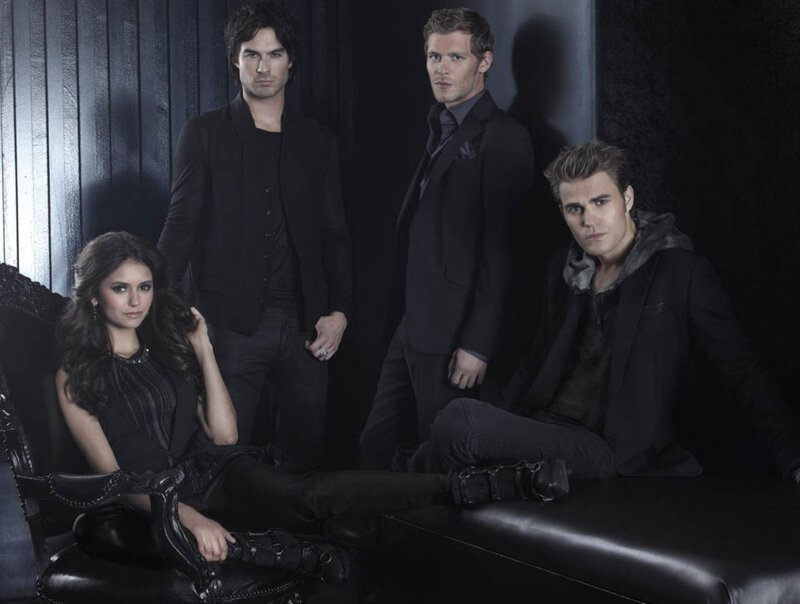 Four People in Black Clothing — Dramatic