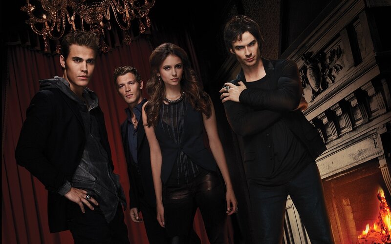Four People in Dark Clothing — Black, Dramatic, Night