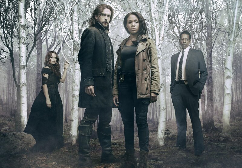 Four People in Forest — Gray