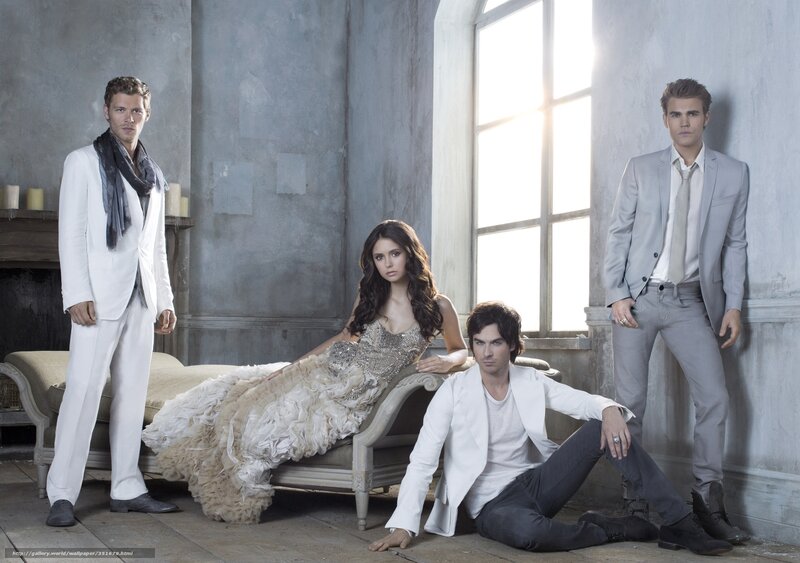 Four People in Formal Wear — White, Dramatic, Photograph