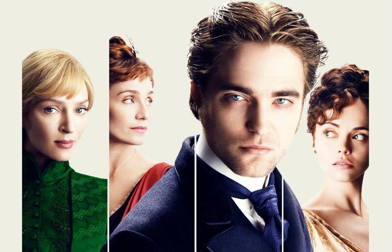 Four People in Period Clothing — Blue