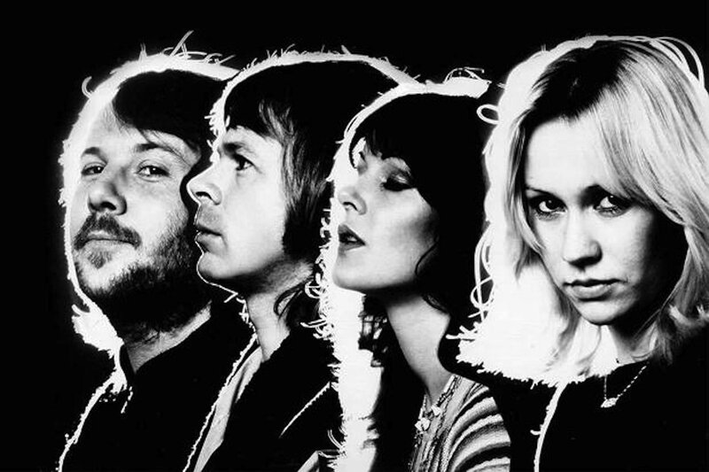 Four People in Profile — Black, Dramatic