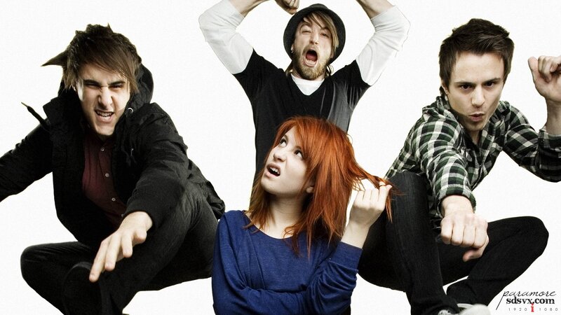 Four People Posing — White, Energetic