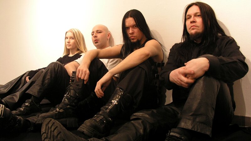 Four People Sitting on Floor — Black