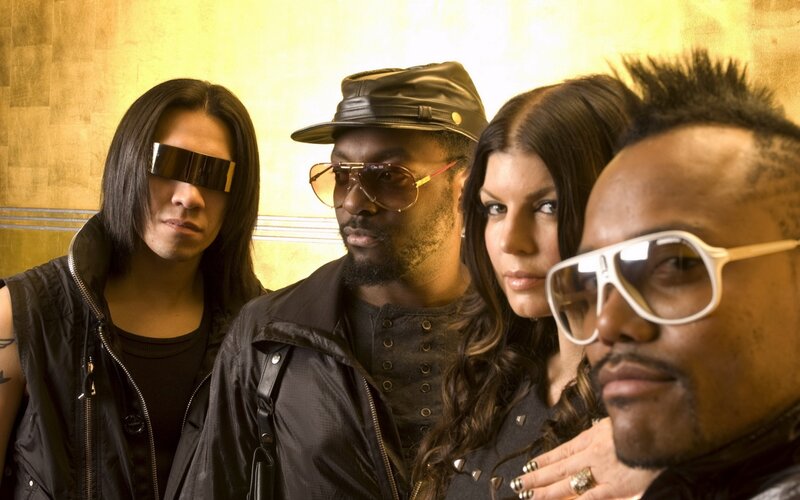 Four People Wearing Sunglasses — Black