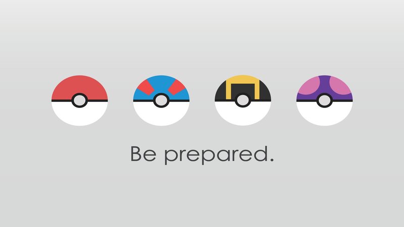 Four Poké Balls