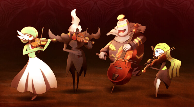 Four Pokémon Musicians