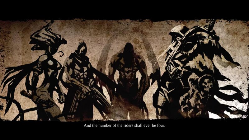 four riders illustration