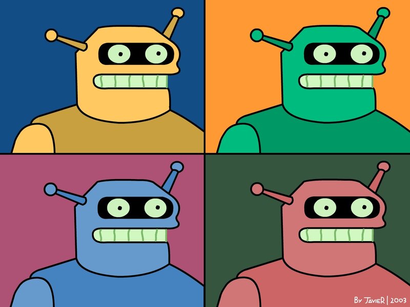 Four Robot Characters