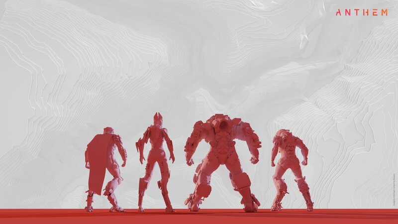 Four Robotic Figures