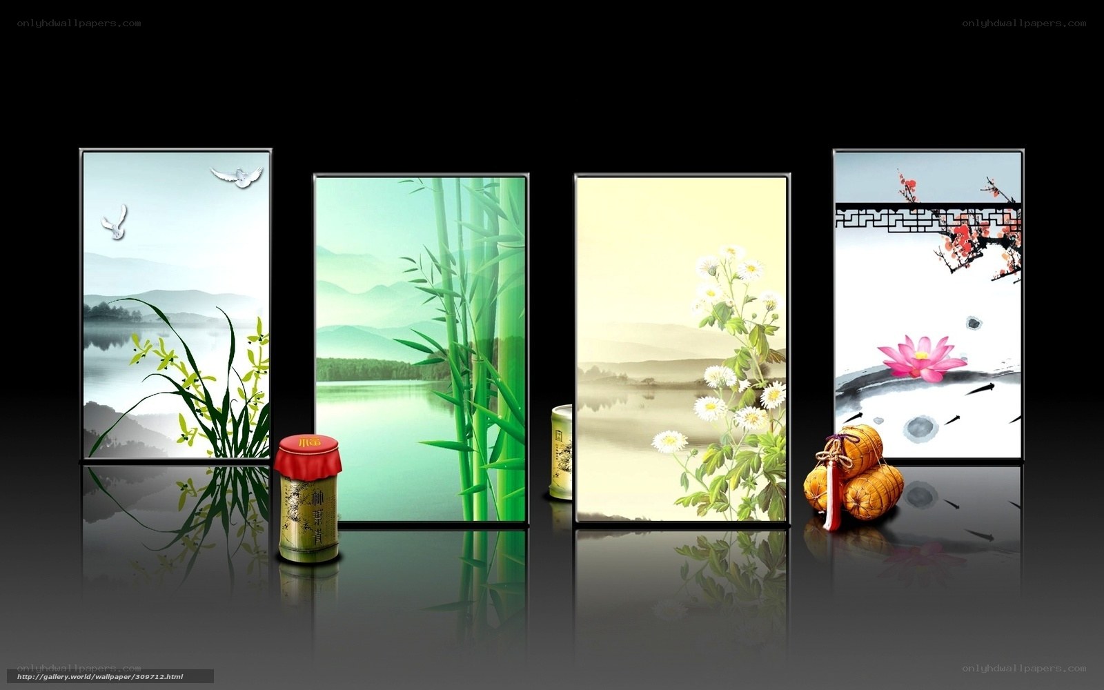 Four Seasons Art Panels