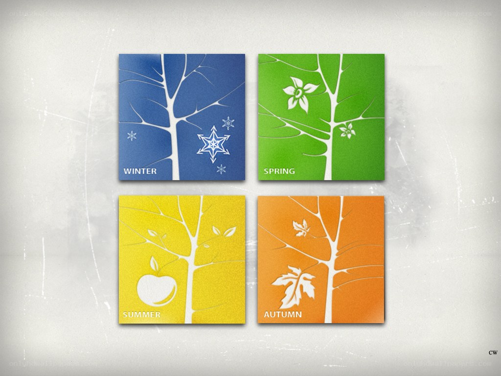 Four seasons artwork
