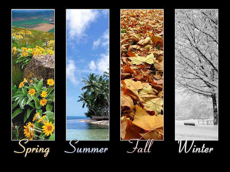 Four Seasons Collage — Yellow