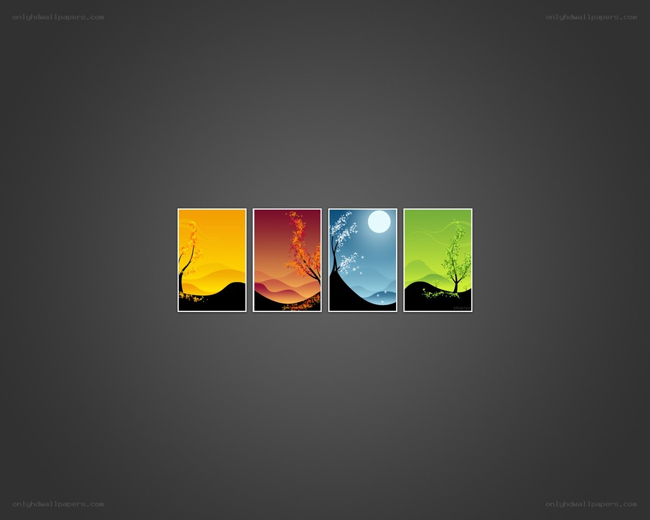 Four Seasons Landscape Art
