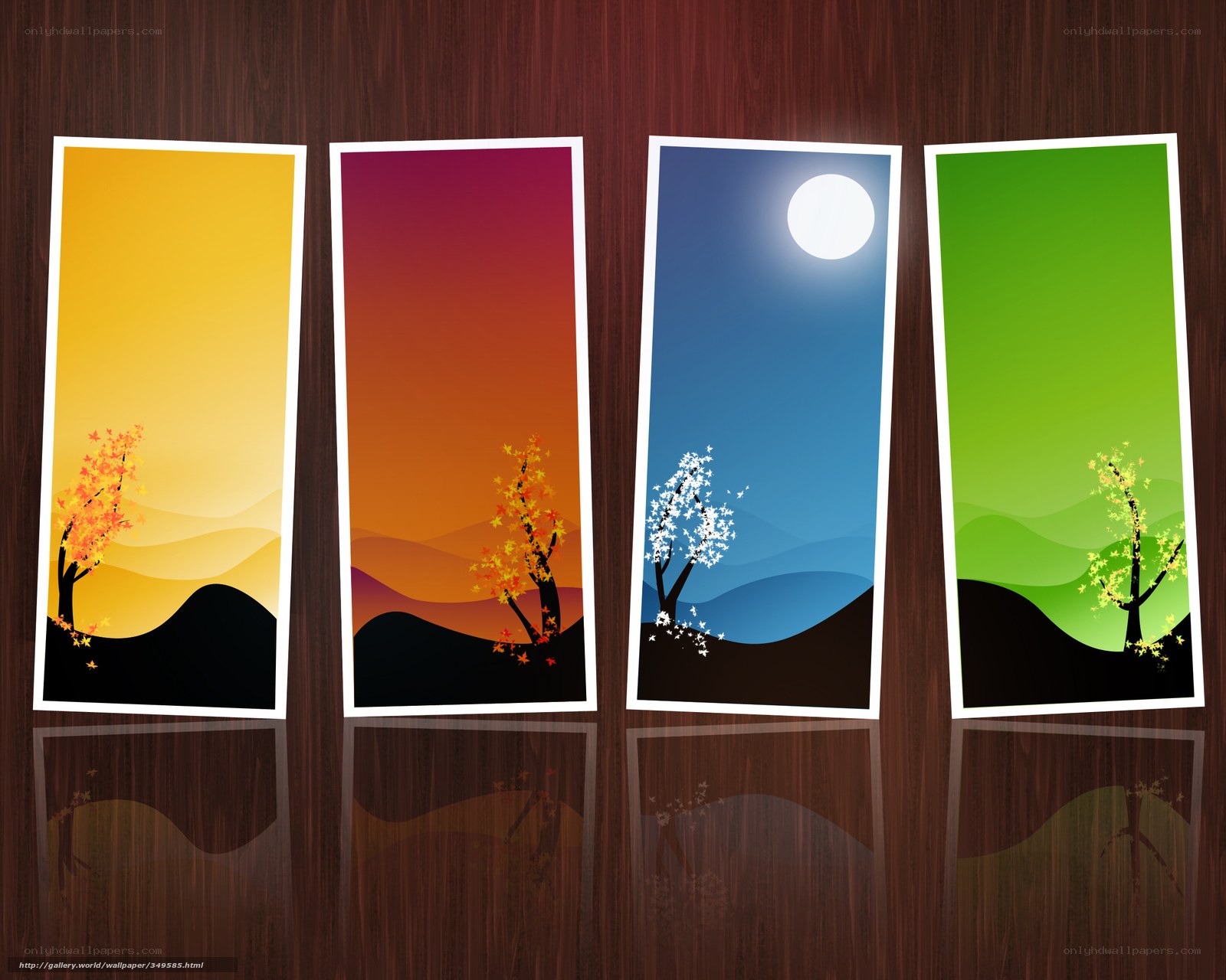 Four Seasons Landscape Art
