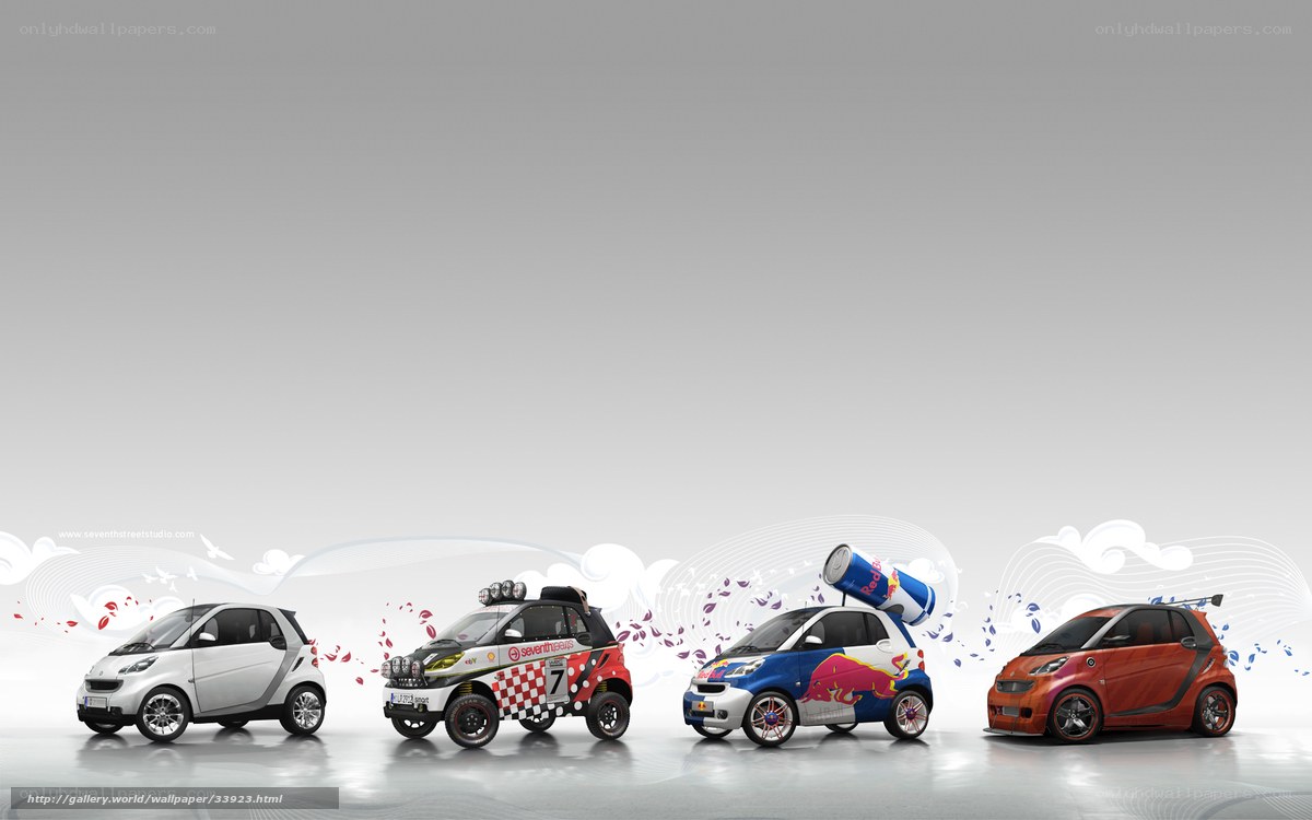 Four Smart Cars in a Row
