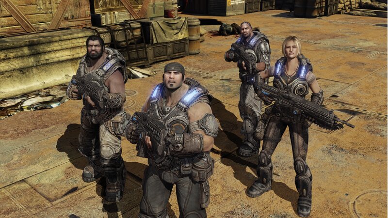 Four Soldiers in Armor