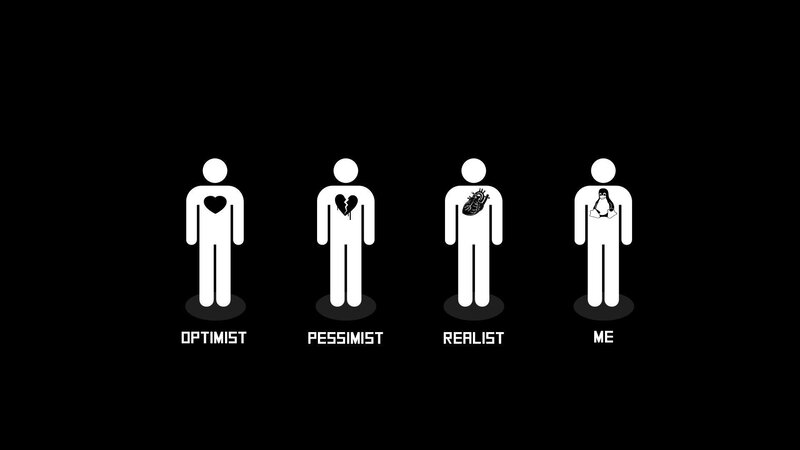 Four Stick Figures — Black, Humorous