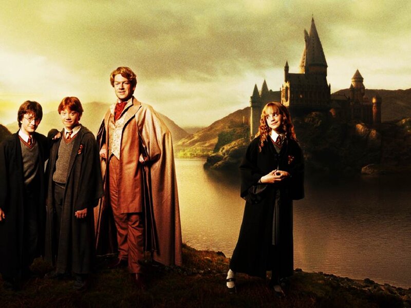 Four Students in Robes