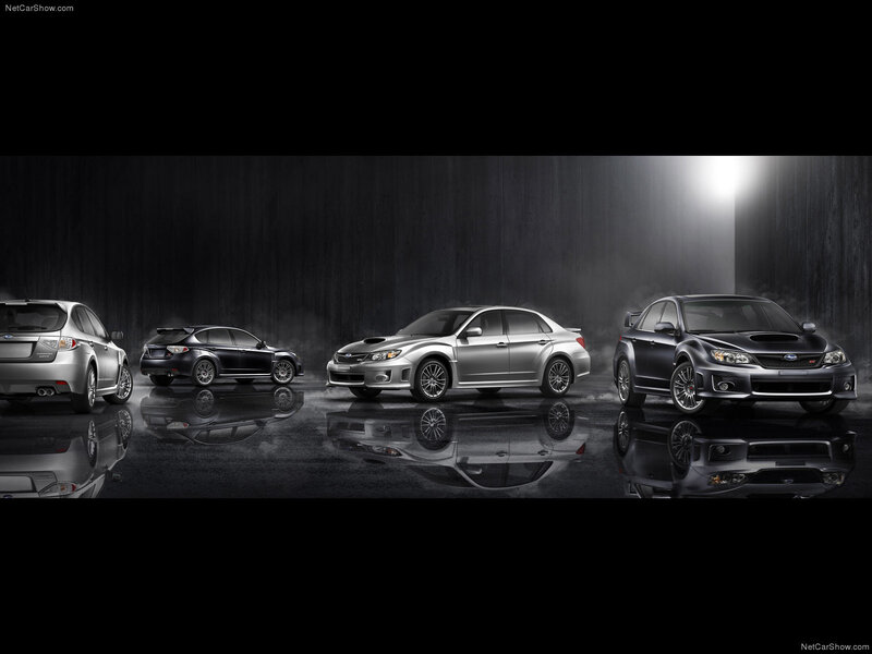 Four Subaru Cars