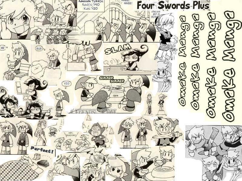Four Swords Plus Manga Panels