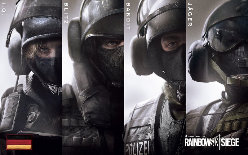 Four Tactical Operators — Black