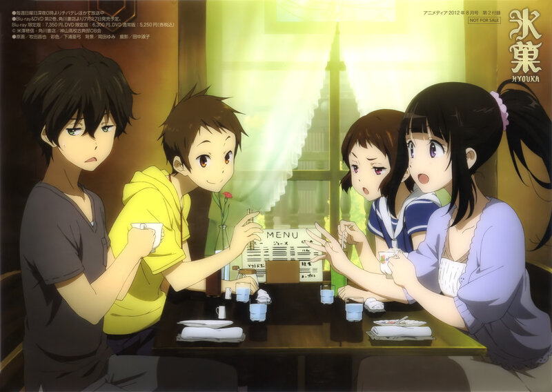 Four Teenagers at a Table