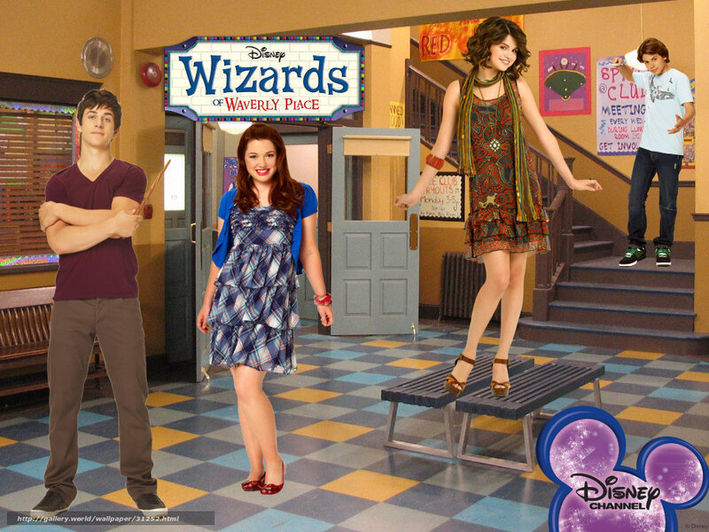 Four Teenagers in Hallway — Blue