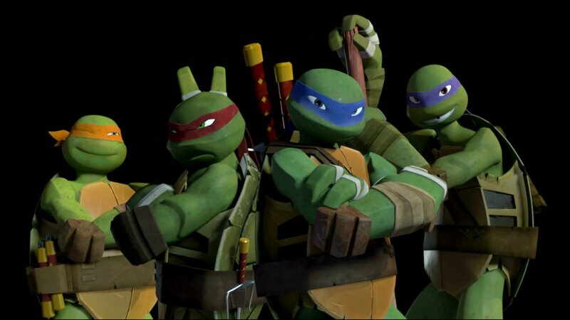 Four Turtle Brothers — Green, Confident