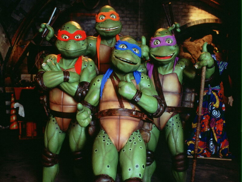 Four Turtle Characters