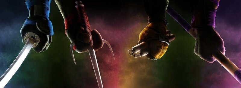 Four Turtle Hands with Weapons