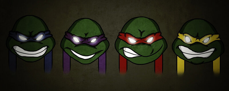 Four Turtle Heads