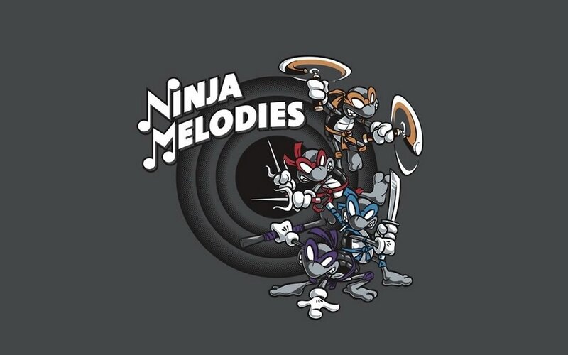 Four Turtle Ninjas — Gray