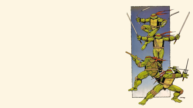 Four Turtle Ninjas — Green, Action, Comic