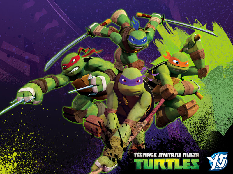 Four Turtle Ninjas — Green