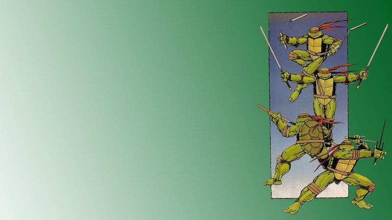 Four Turtle Warriors — Green, Action