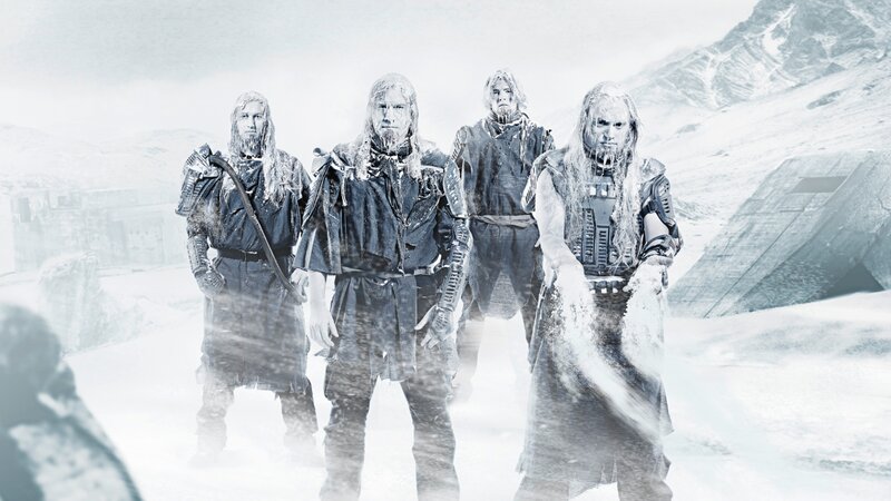 Four Warriors in Snow