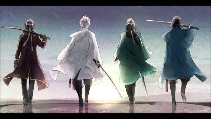 Four Warriors Walking
