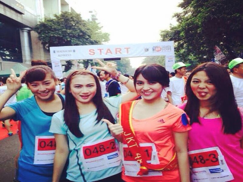 Four Women at Race Start